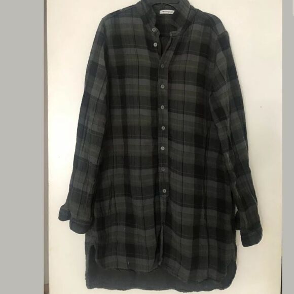 FREE PEOPLE X CP SHADES NIRVANA PLAID TUNIC - Picture 4 of 7